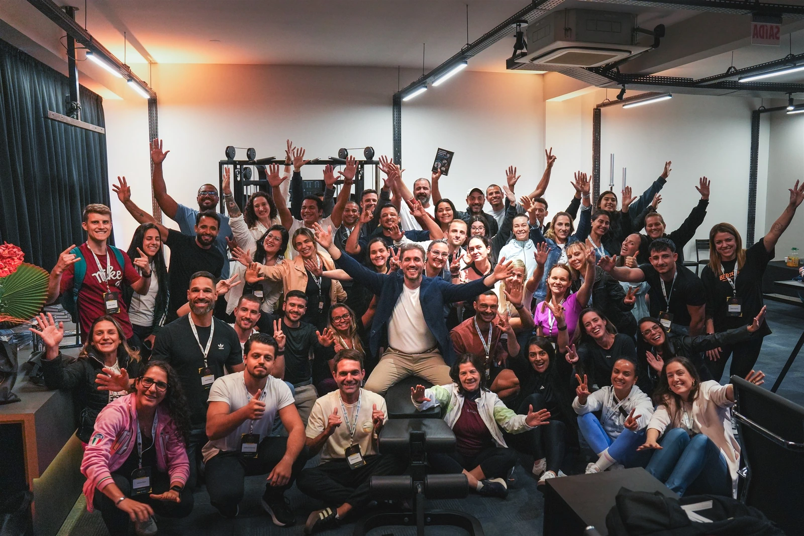 Turma do Laboratório de Musculação
